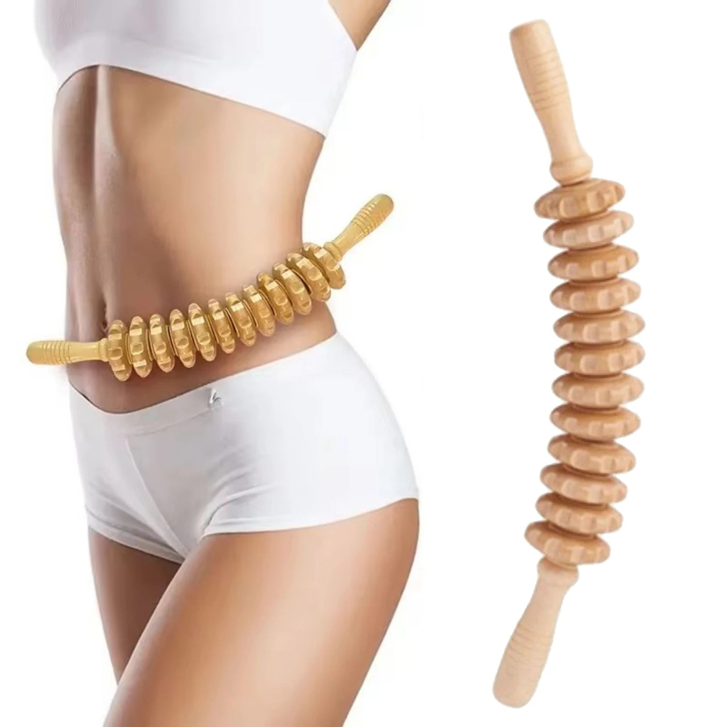 Curved Wooden Massager